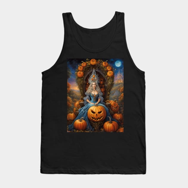 Pumpkin Queen Tank Top by FineArtworld7